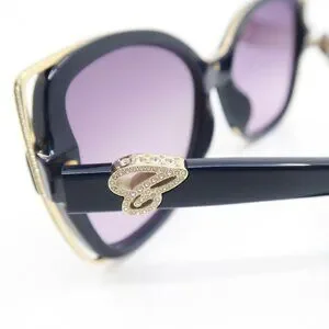 NWT Chopard Gold and Purple Sunglasses Chopard Gold Sunglasses for Women | Mercari main image 3